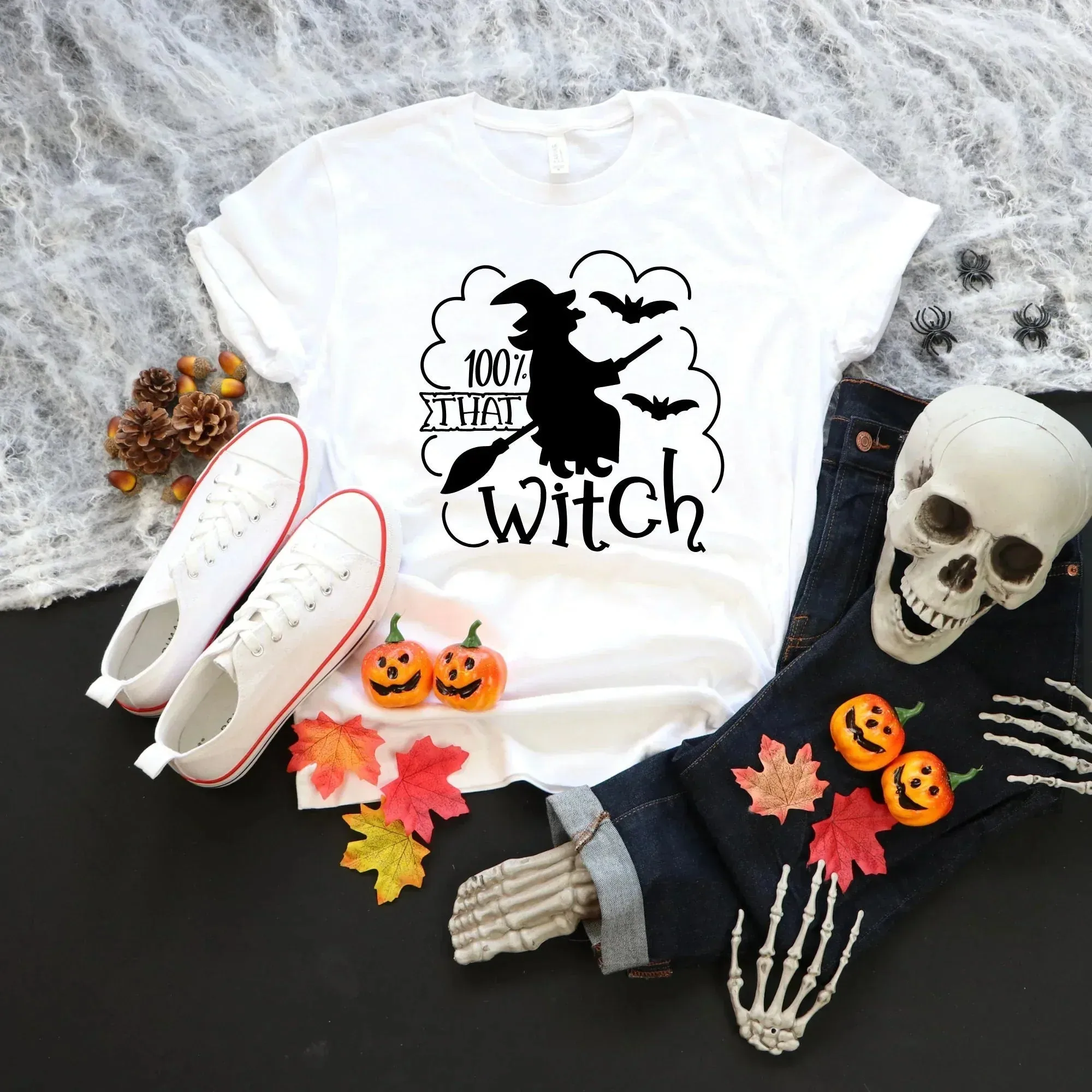 100% That Witch Halloween Sweater, Halloween Crewneck