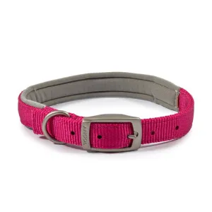 Ancol Viva Padded Nylon Collar Pink 35-43cm Size 4