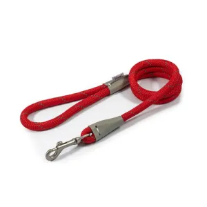 Ancol Viva Rope Lead Reflective Red 1.07m x 12mm