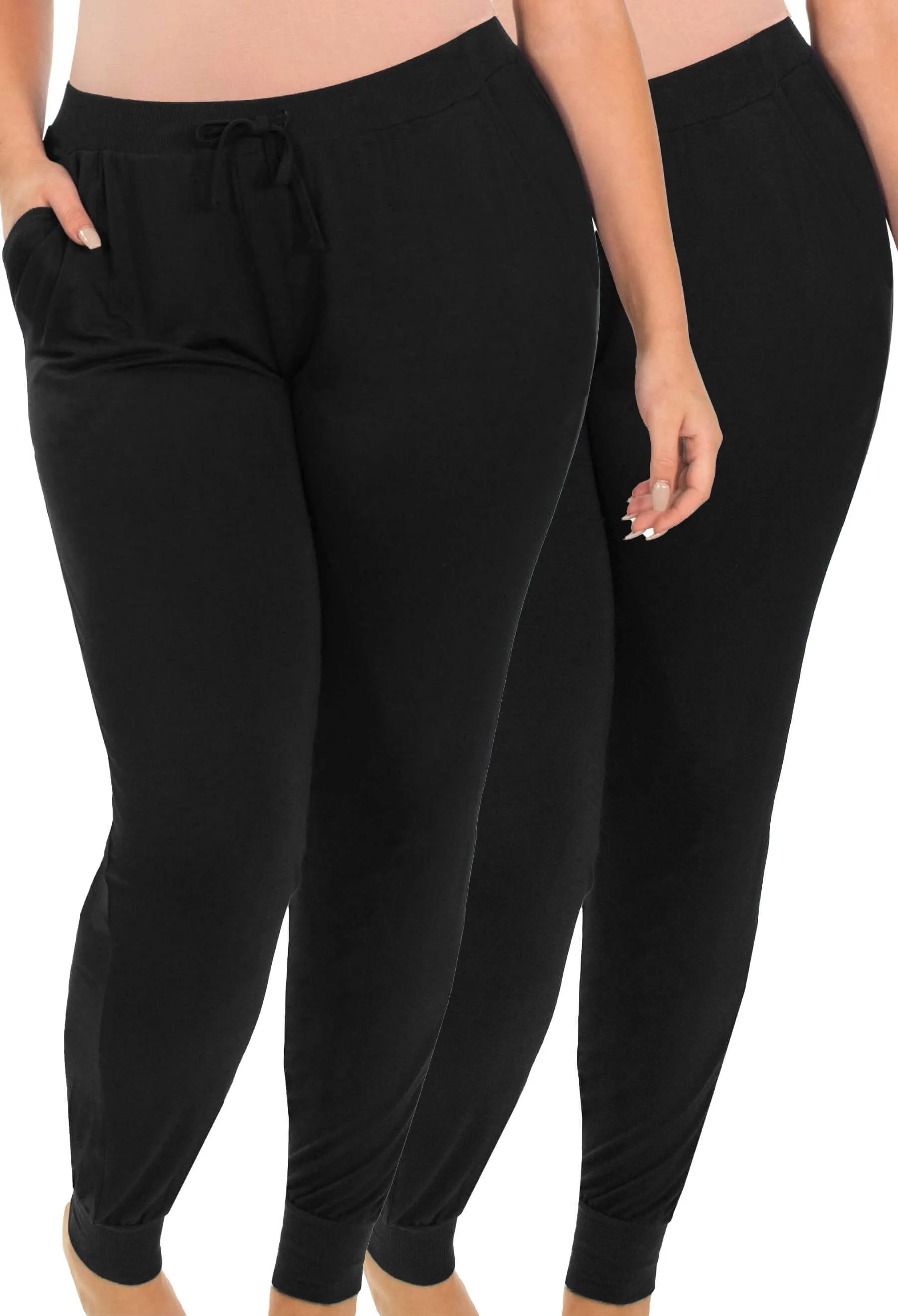 Bamboo Draped Lounge Pants - 2 Pack