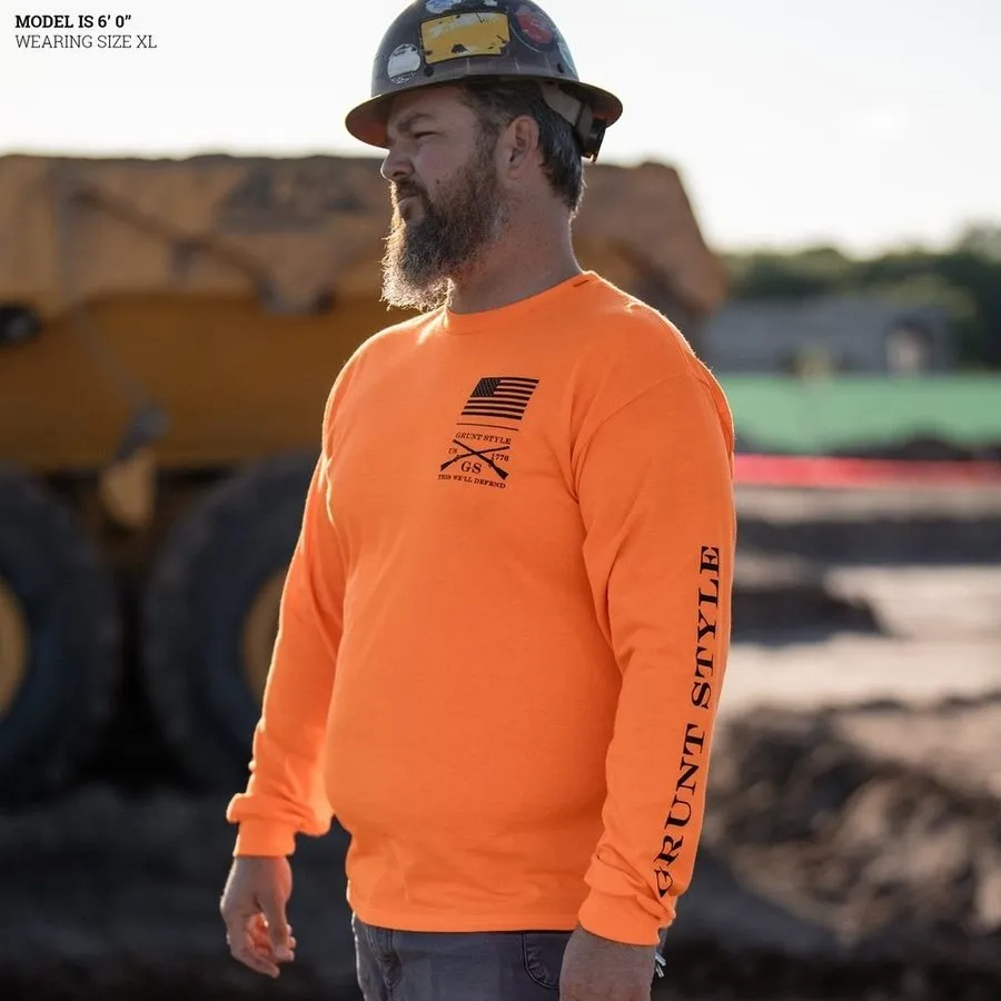 Base Long Sleeve - Safety Orange