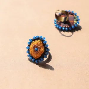 Beadwork & Embroidered Handmade Ring by Rangila Dhaga