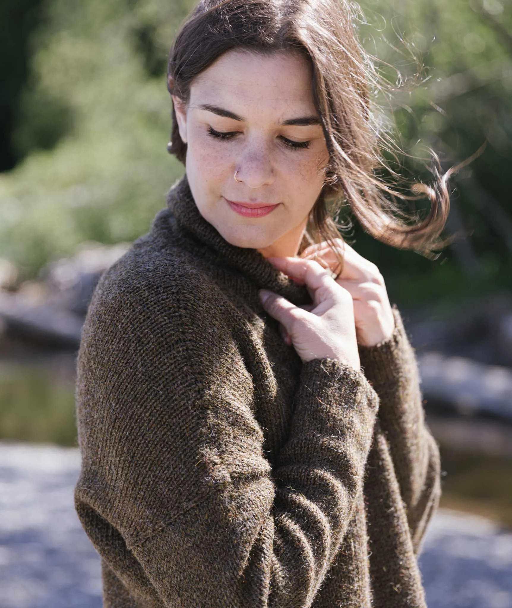 Better-Than-Basic Pullover Using The Fibre Co. Cumbria