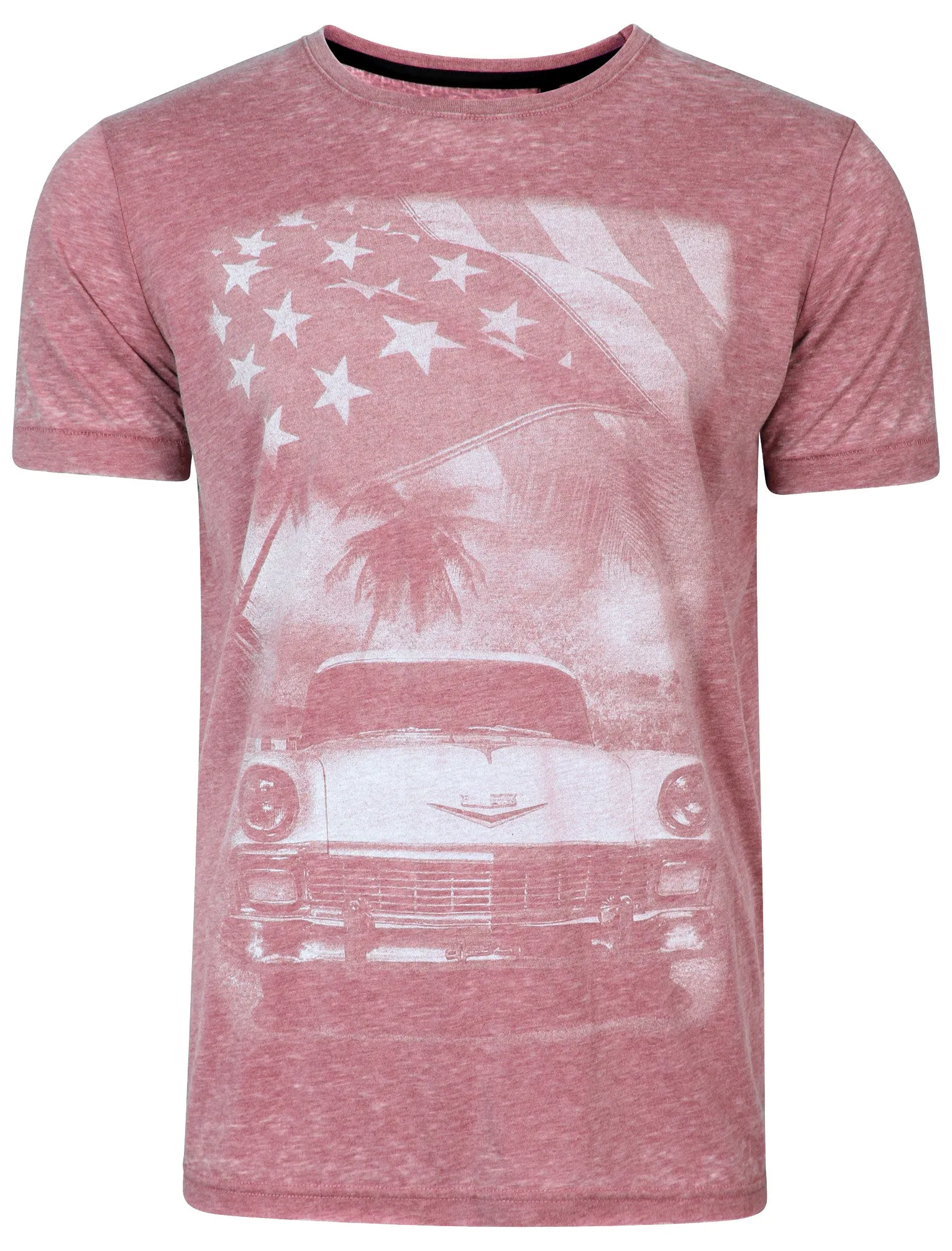 Carburn Burnout T-Shirt in Bordeaux - Dissident