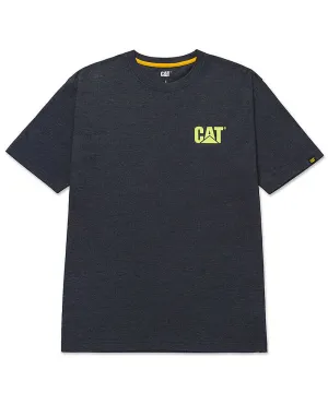 Caterpillar Short Sleeve Trademark T-shirt - Navy Heather