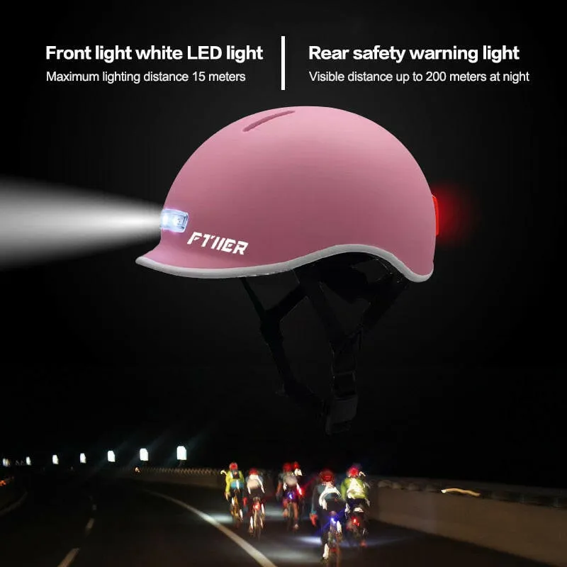 Cycling Smart Tail Light Bike Adult Helmet Electric Bicycle MTB Road Scooter For Sport Urban Helmet Men Women USB charging