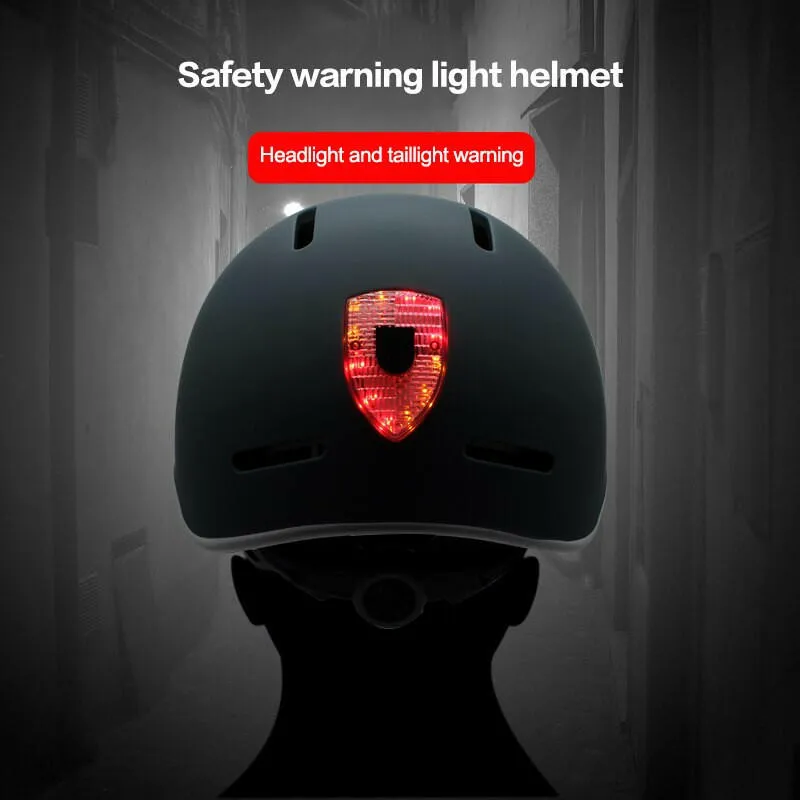 Cycling Smart Tail Light Bike Adult Helmet Electric Bicycle MTB Road Scooter For Sport Urban Helmet Men Women USB charging