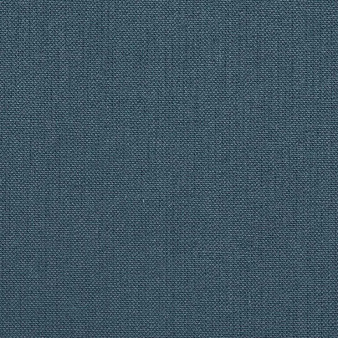 Dakota Indigo Blue Plain Linen Fabric