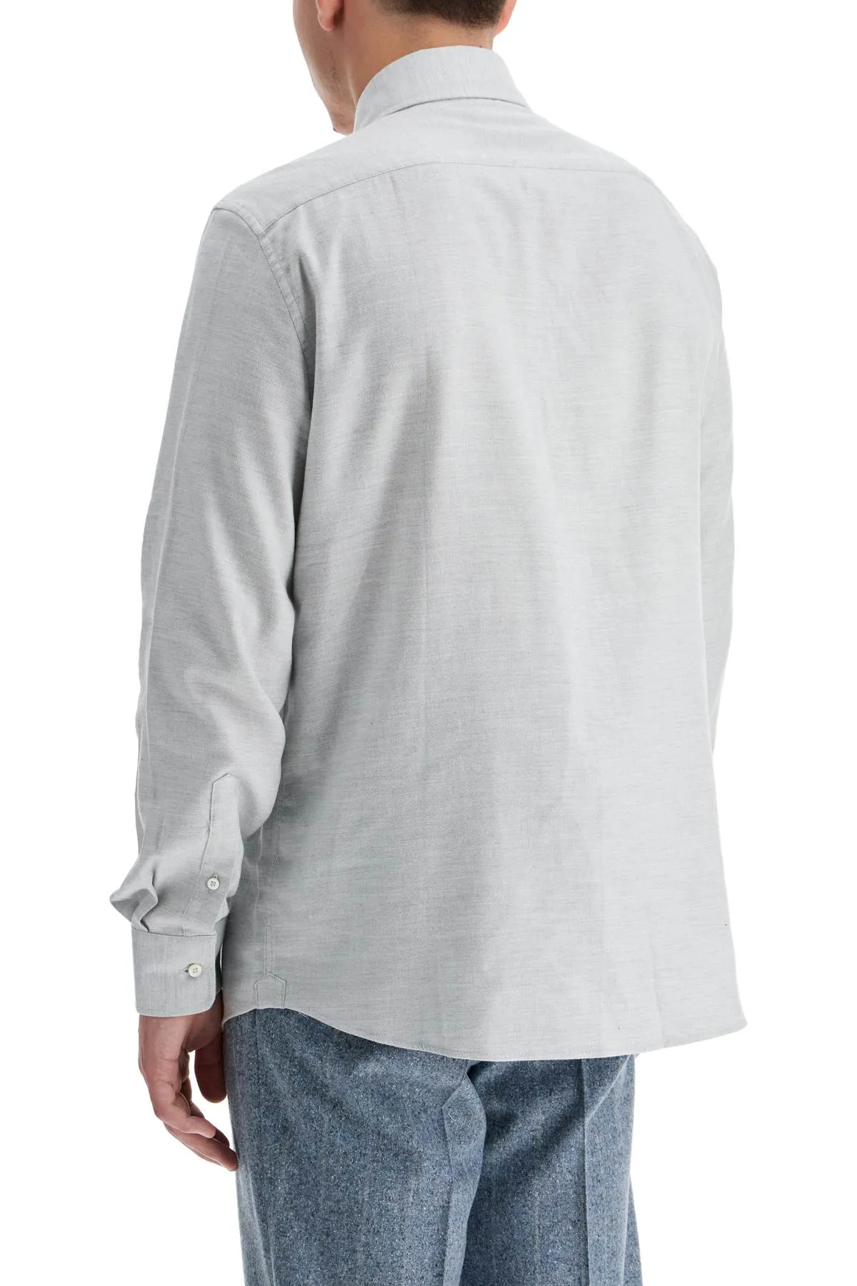 easy fit cotton-lyocell shirt