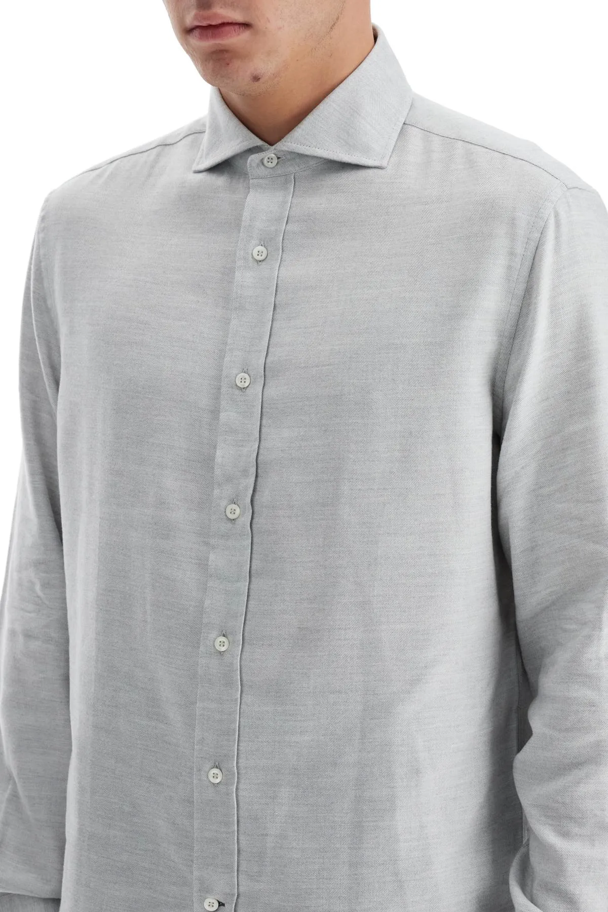 easy fit cotton-lyocell shirt