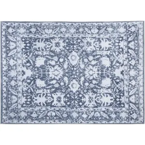 Floor Rugs Large 120x170 Area Rug Vintage Carpet Mat Soft Blue Bedroom