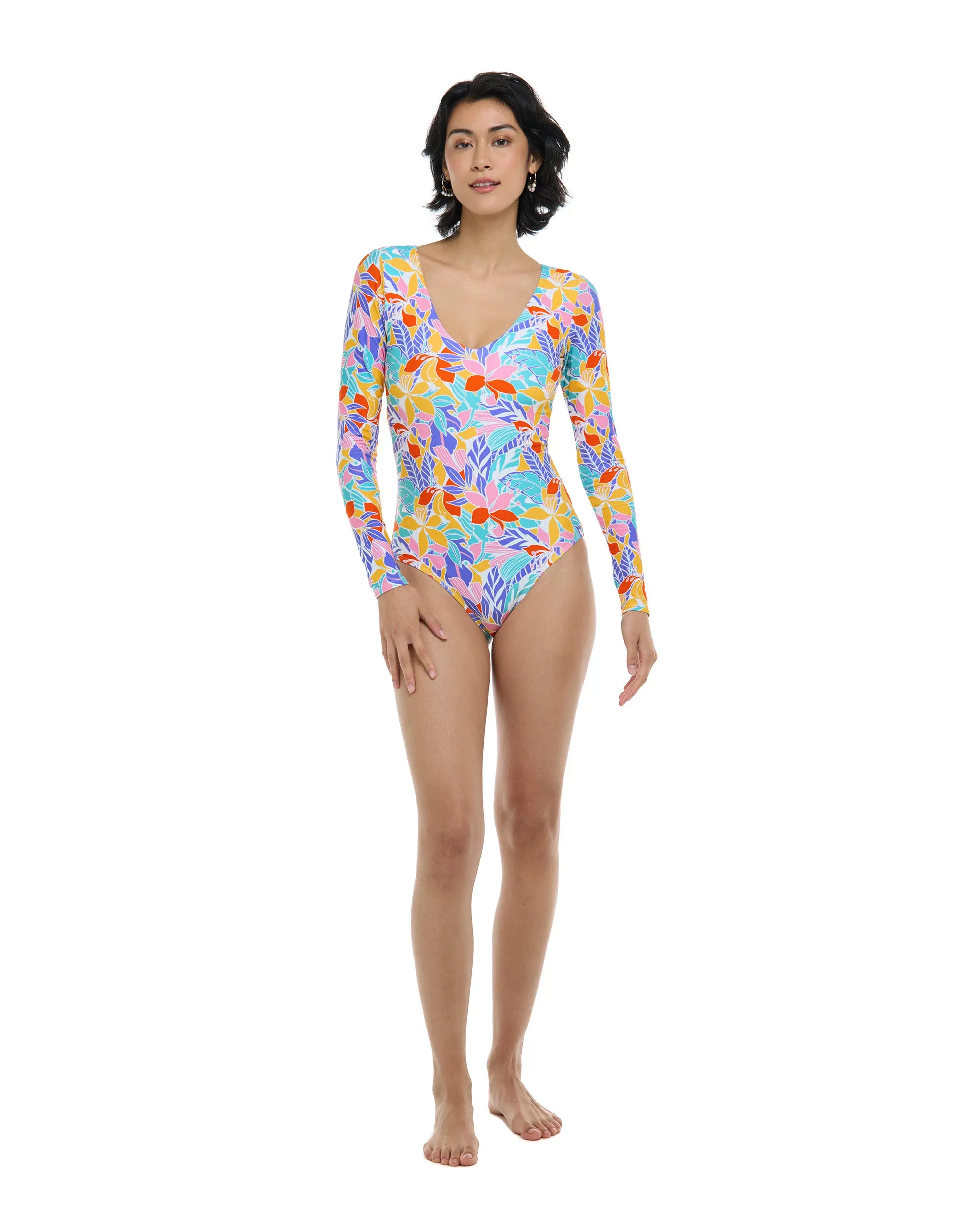 Floret Chloe One-Piece Swimsuit - Multi / Floret