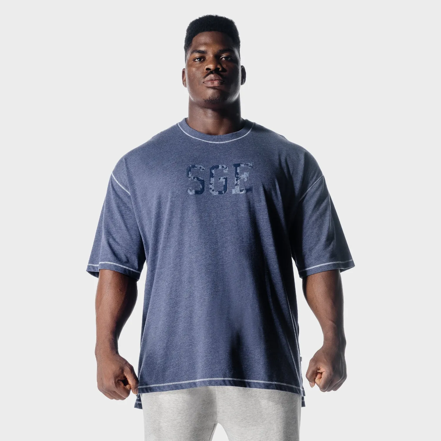 Golden Era Oversized T-shirt - Patriot Blue