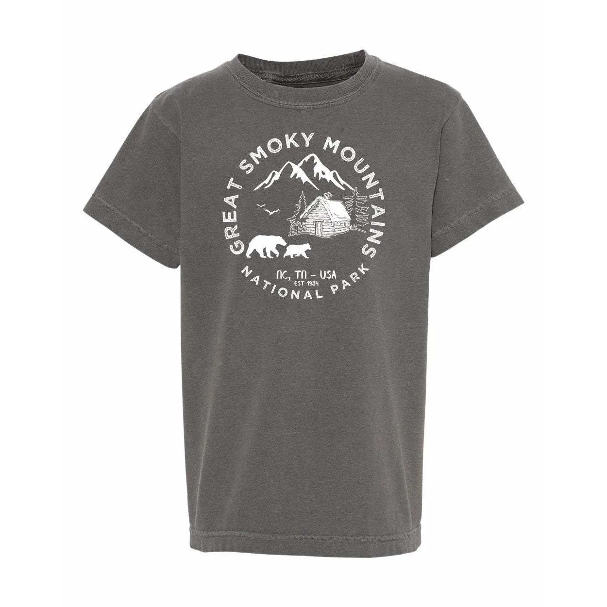 Great Smoky Mountains National Park Youth Comfort Colors T shirt