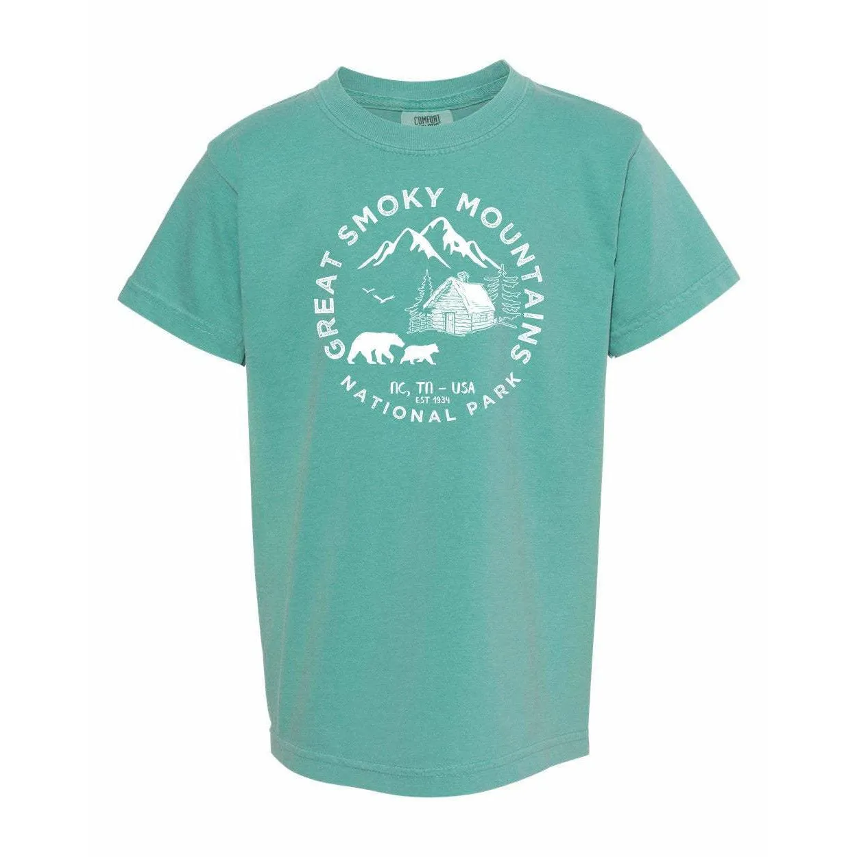 Great Smoky Mountains National Park Youth Comfort Colors T shirt