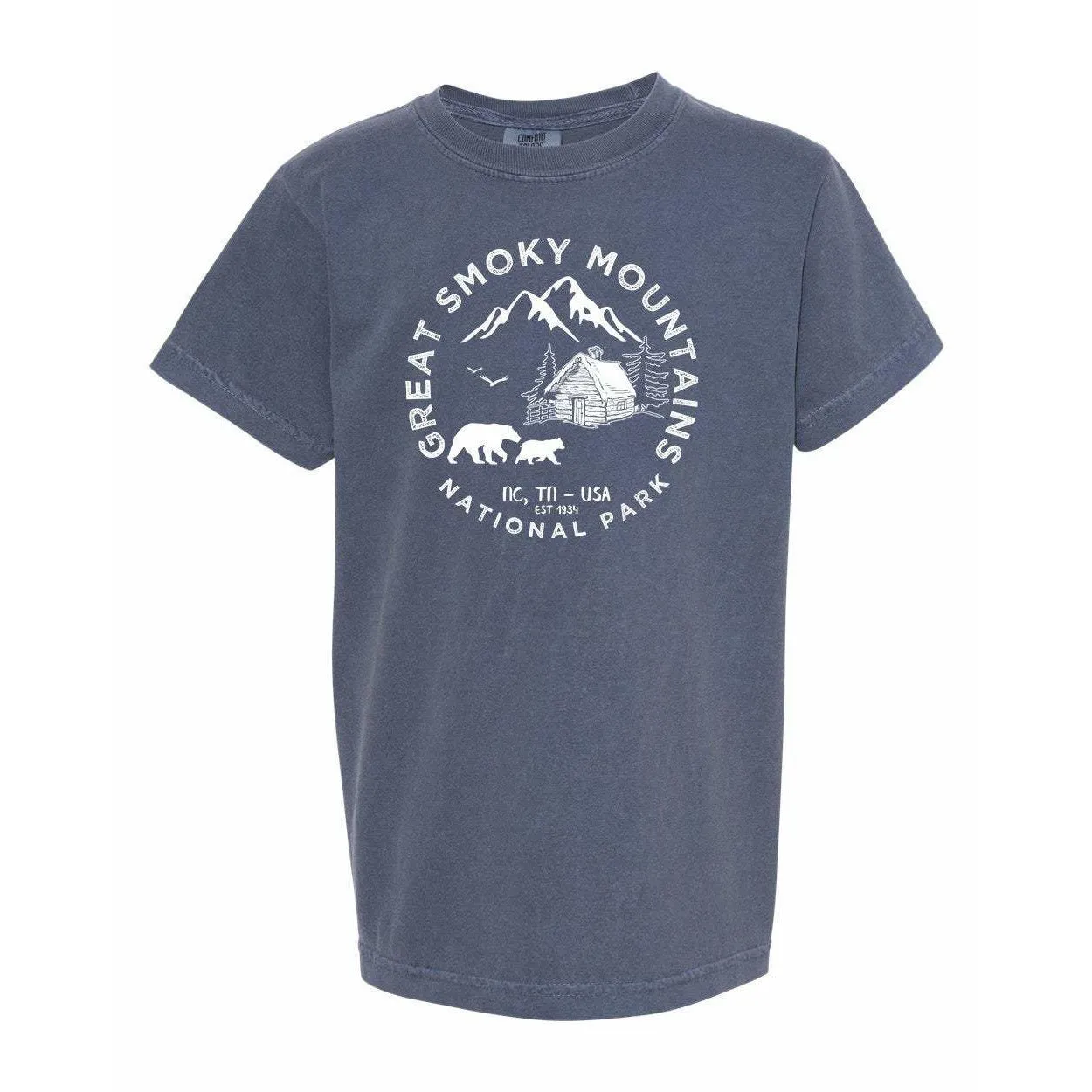 Great Smoky Mountains National Park Youth Comfort Colors T shirt