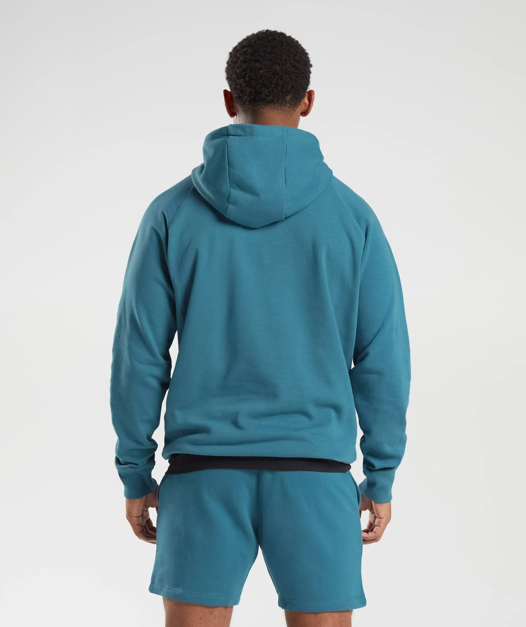 Gymshark Crest Hoodie - Terrace Blue