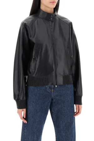 harrington leather jacket in