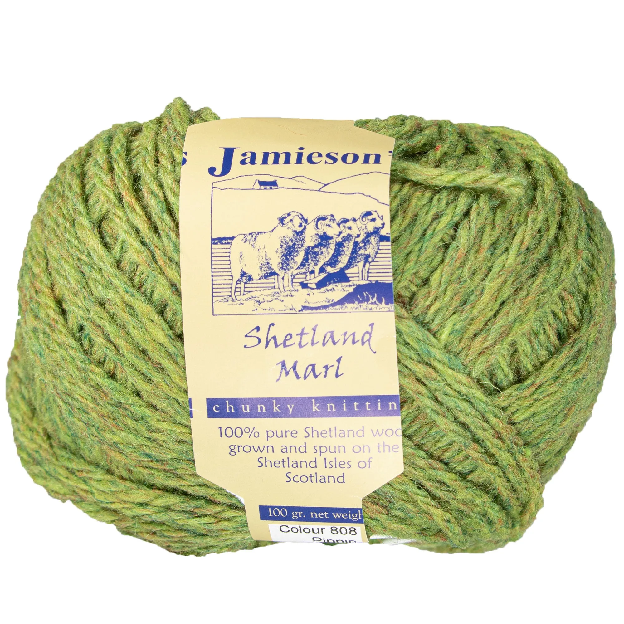 Jamieson's of Shetland Marl Chunky Yarn - 808 Pippin