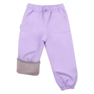 Jan & Jul Cozy-Dry Rain/Snow Pants (Fleece Lined) - Lavender