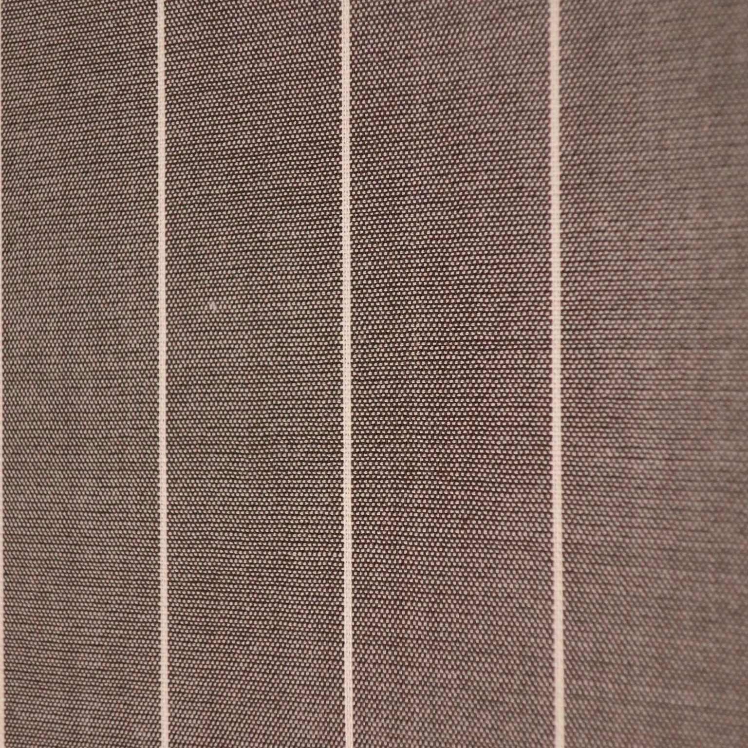 Light Gray Stripe Loro Piana Pecora Nera Wool Fabric