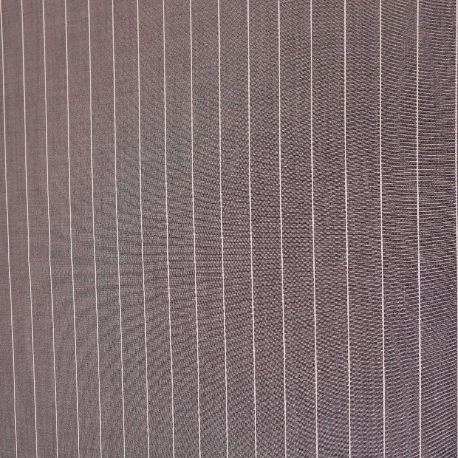 Light Gray Stripe Loro Piana Pecora Nera Wool Fabric