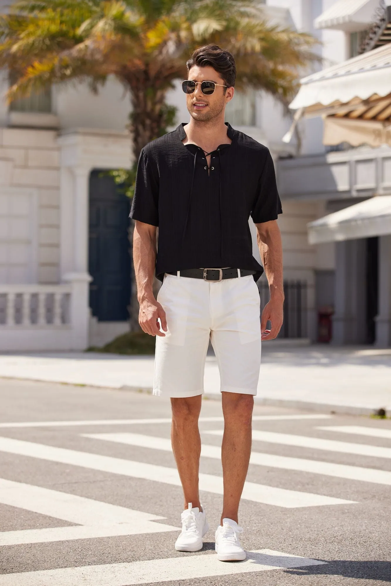 Linen Henley T-Shirt (US Only)