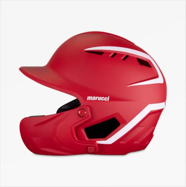 Marucci DuraVent Two-Tone Baseball Helmet With Jaw Guard