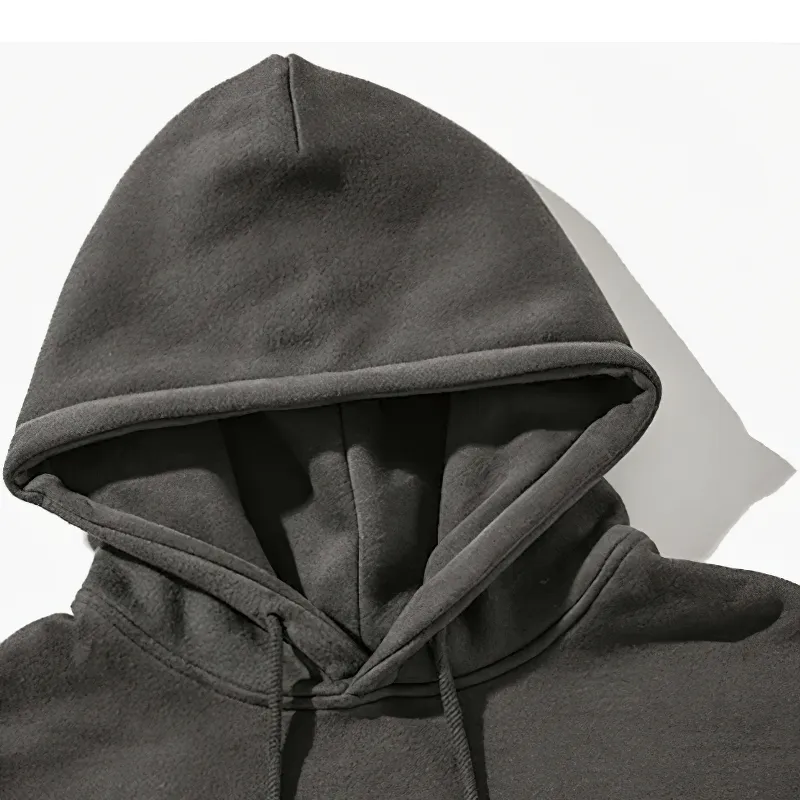 Men's Letter Fleece Hoodie / Thin Loose Clothing with Drawstring Hood / Alternative Style Hoodie