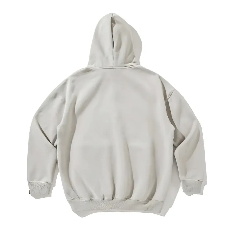 Men's Letter Fleece Hoodie / Thin Loose Clothing with Drawstring Hood / Alternative Style Hoodie