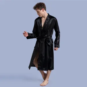 Men's Solid Color Thin Robe