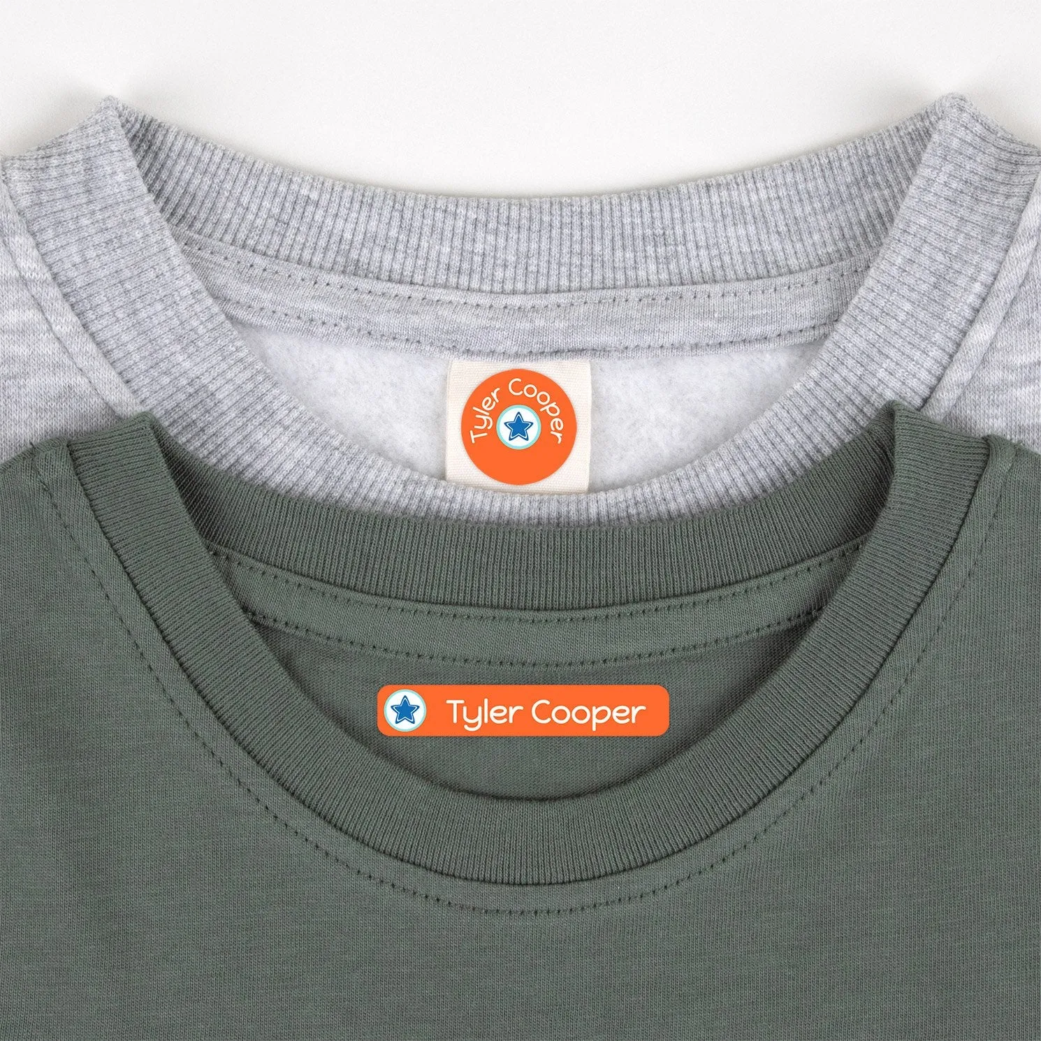 Multicolor Icon Camp Clothing Labels Pack