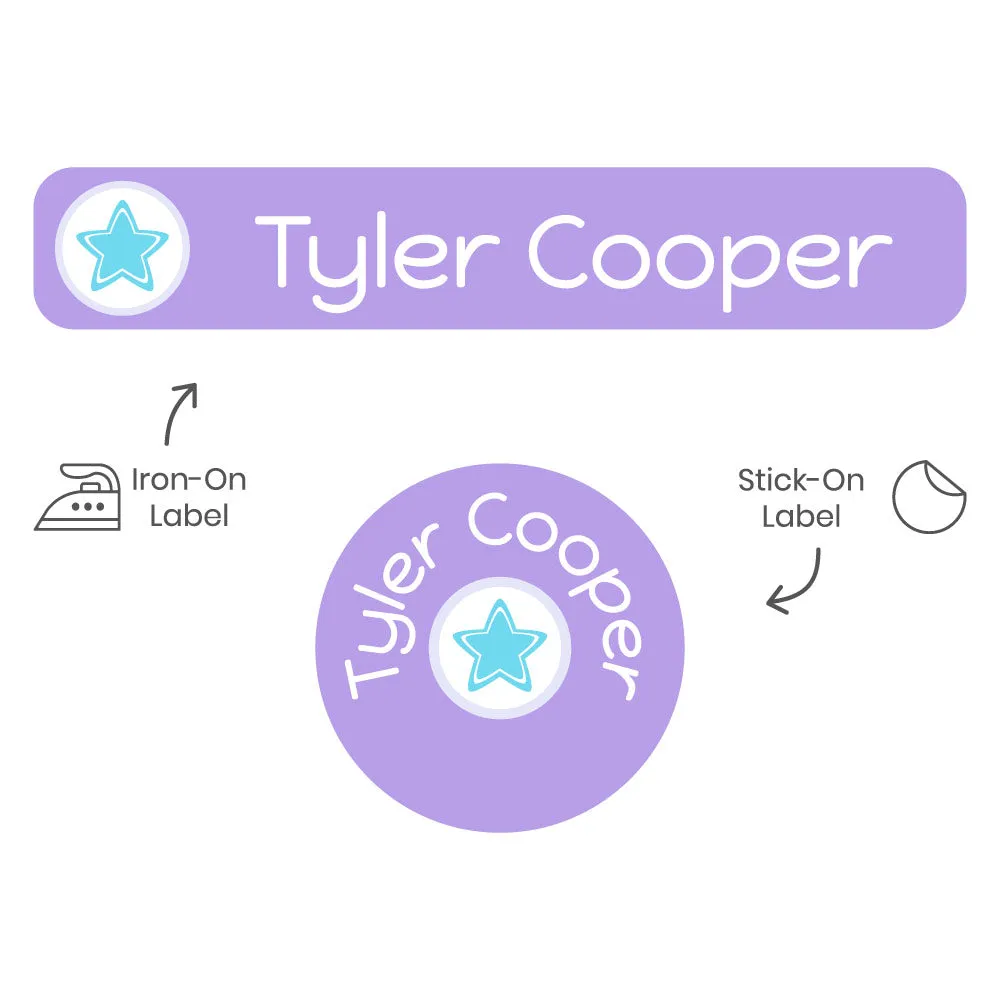 Multicolor Icon Camp Clothing Labels Pack