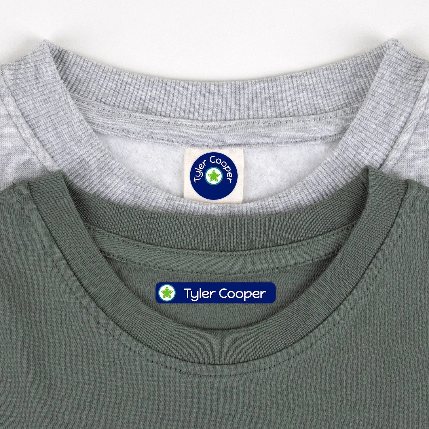 Multicolor Icon Camp Clothing Labels Pack