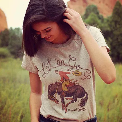 Original Cowgirl Clothing T-Shirts: Let'er Go Natural