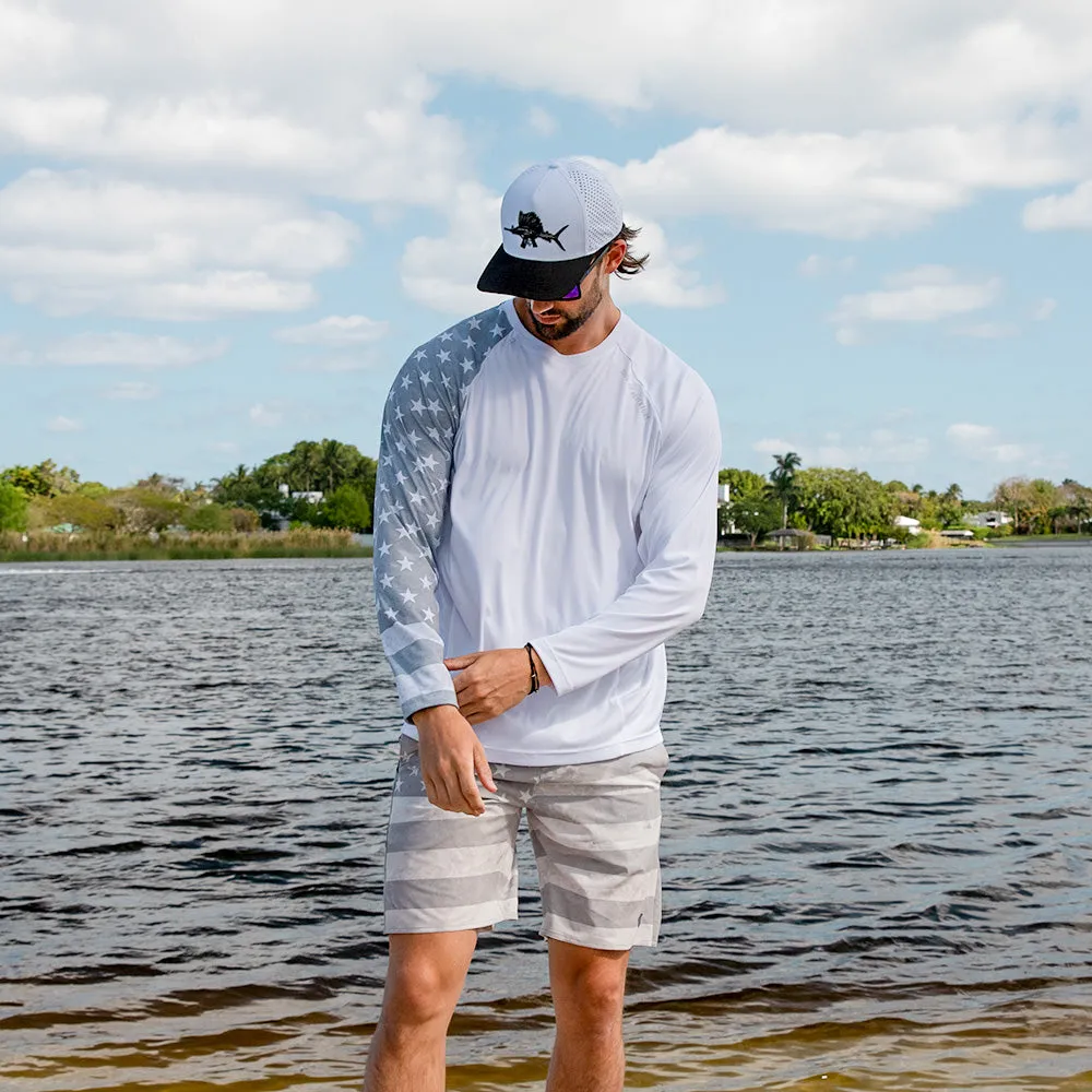 Performance Long Sleeve Shirt | Ghost American Flag