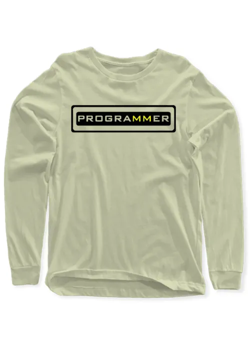 Programmer Full Sleeves T-shirt