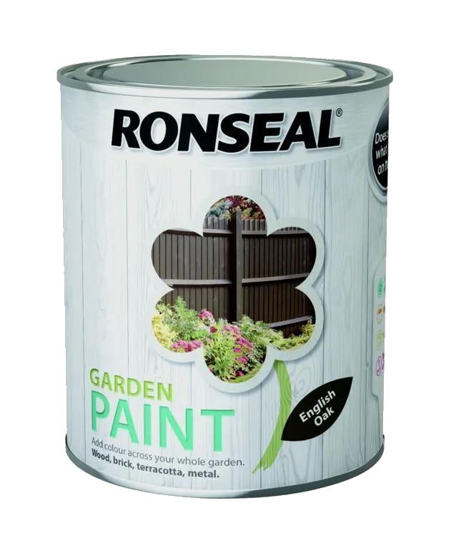 Ronseal Garden Paint 750ml English Oak