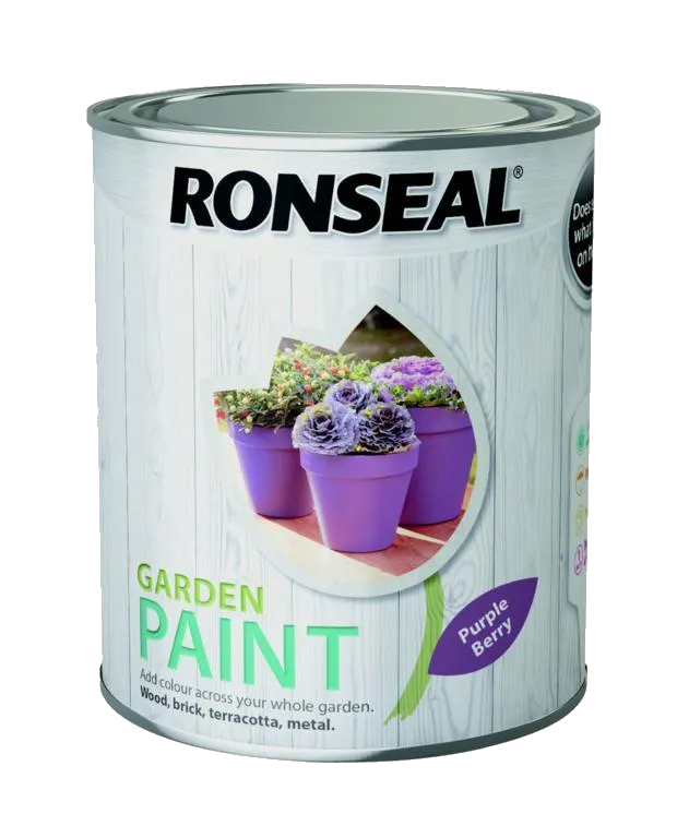 Ronseal Garden Paint 750ml Purple Berry