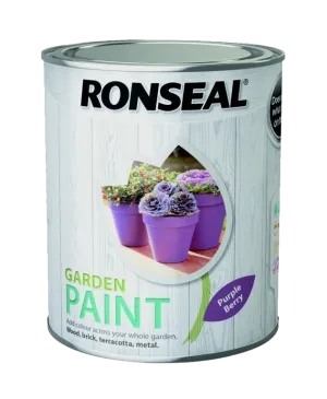 Ronseal Garden Paint 750ml Purple Berry