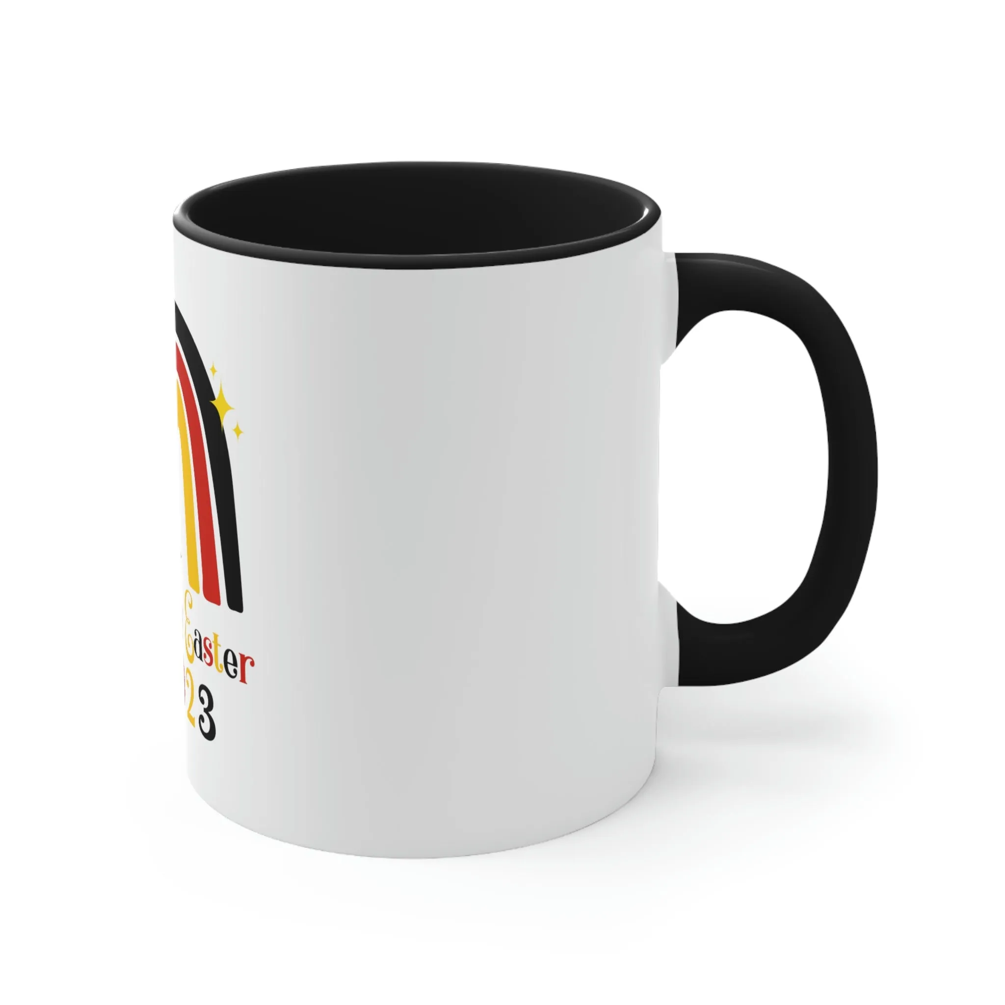 Rubber Flag Accent Coffee Mug Easter Festival - Happy Easter 2023