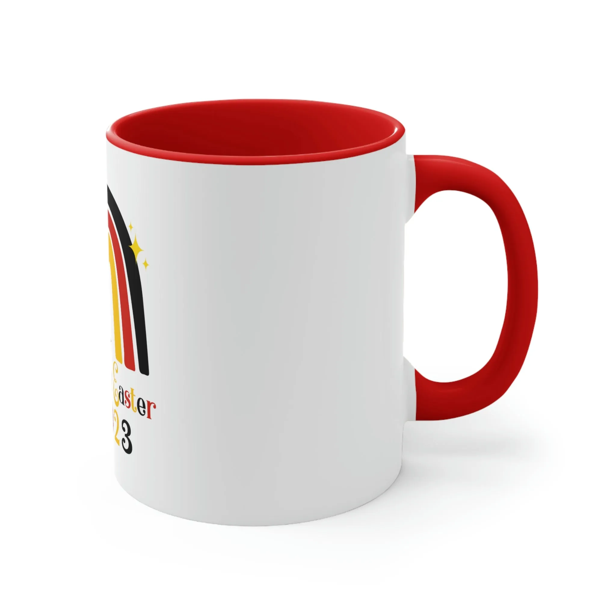 Rubber Flag Accent Coffee Mug Easter Festival - Happy Easter 2023