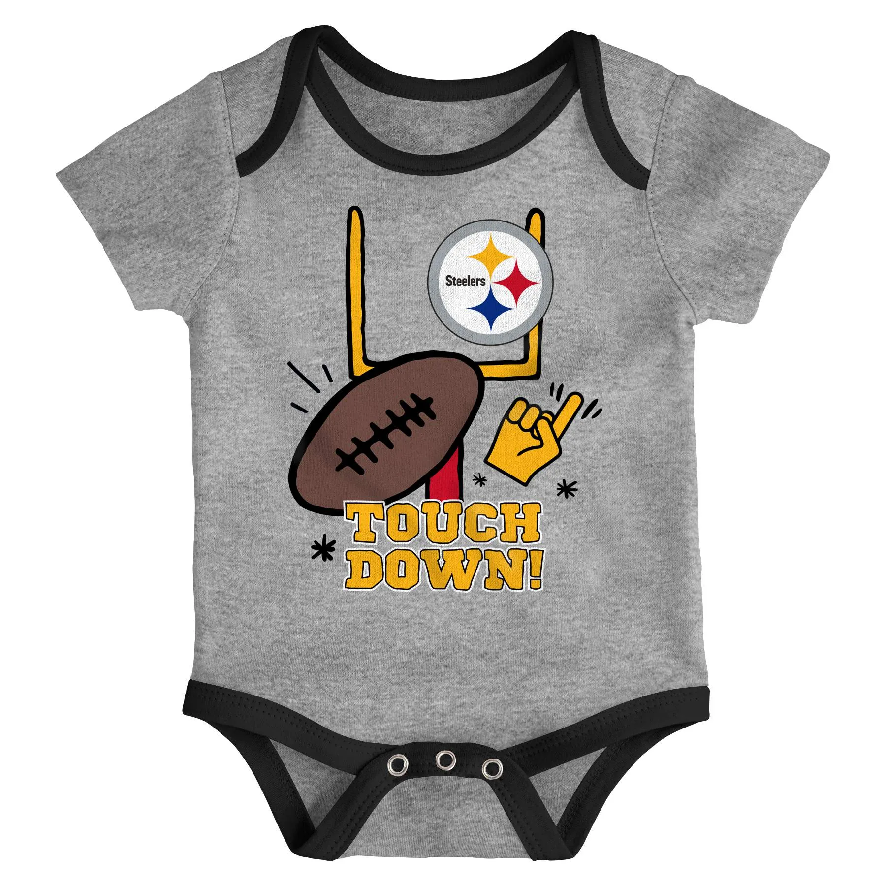 Steelers Baby 3 Piece Bodysuit Set