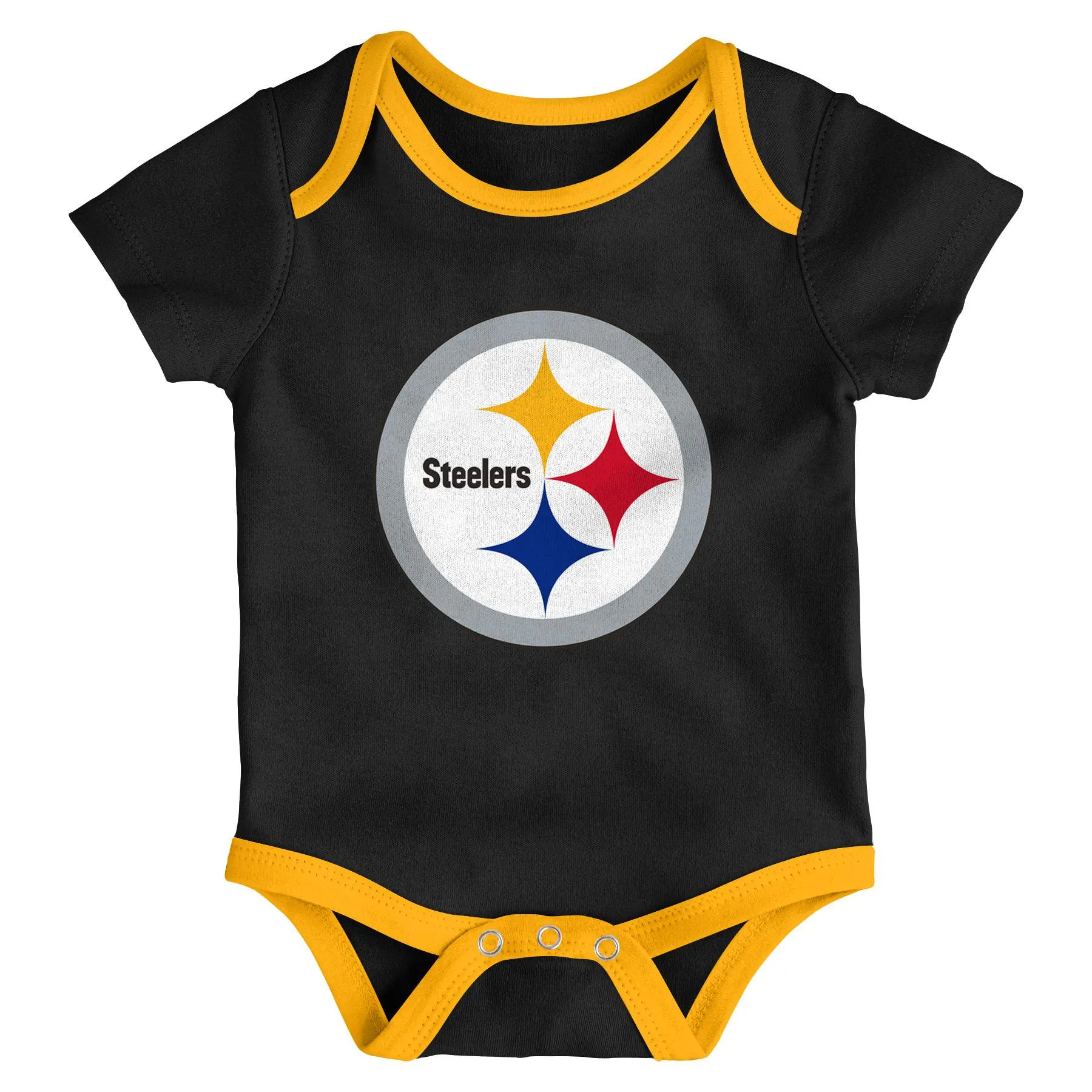 Steelers Baby 3 Piece Bodysuit Set