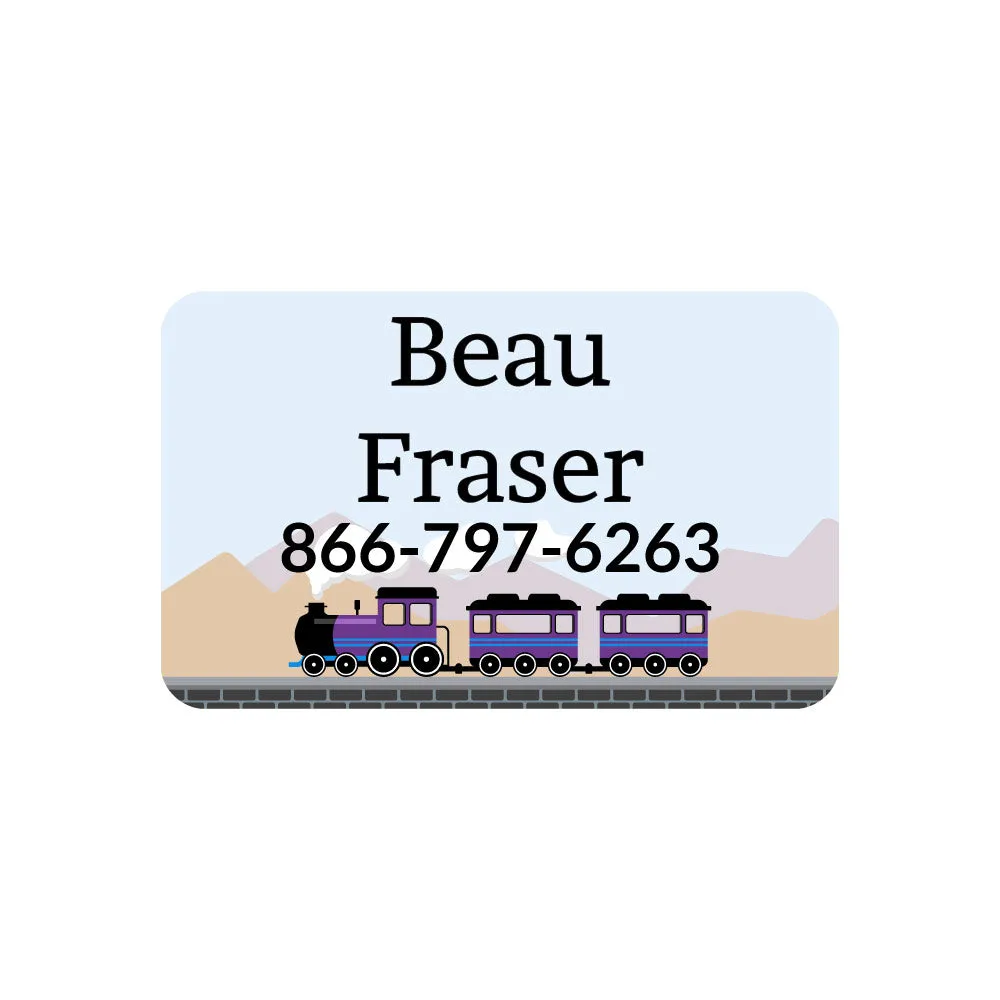 Train Contact Clothing Labels