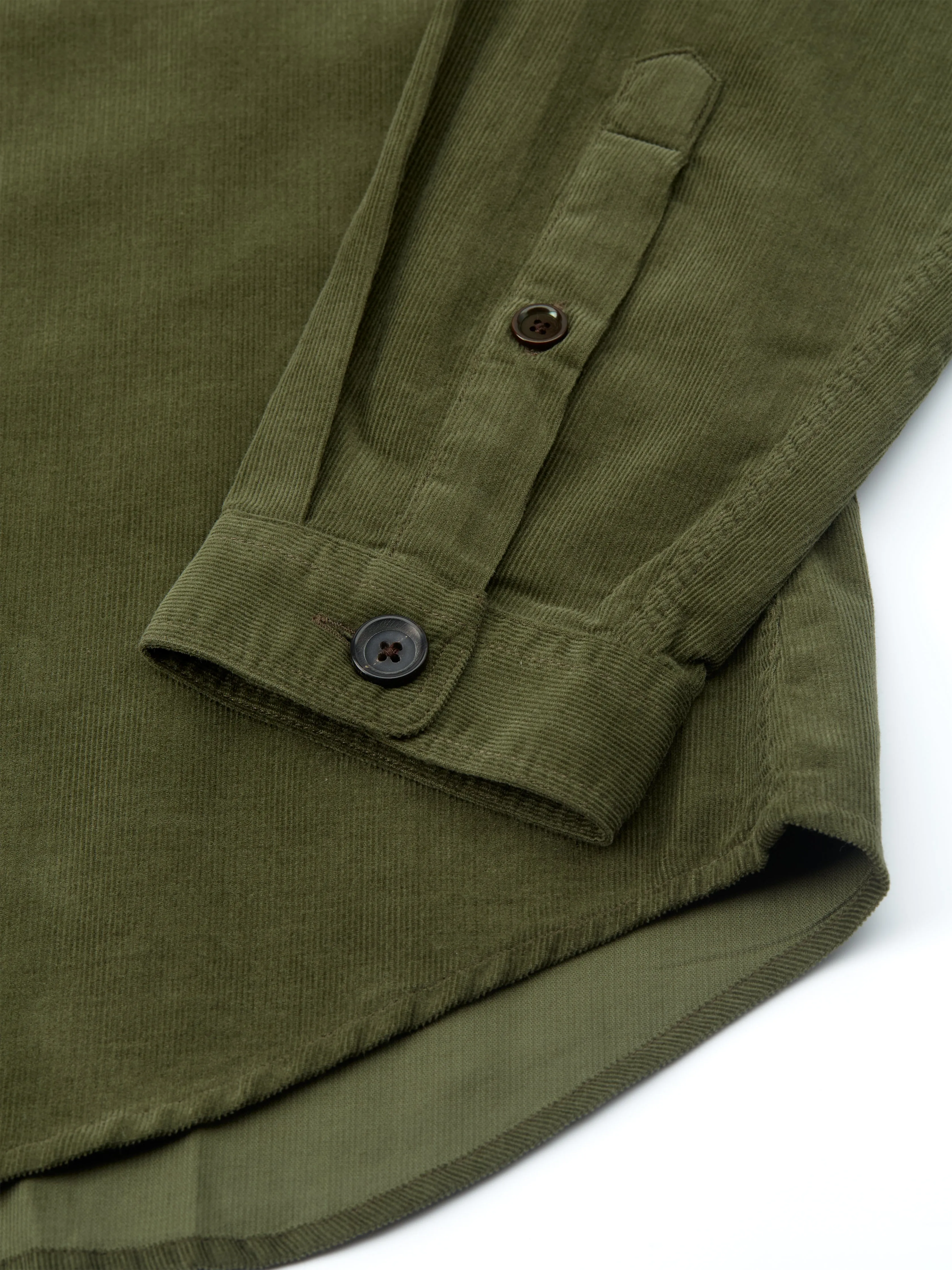 Treviscoe Shirt Mersey Cord Green