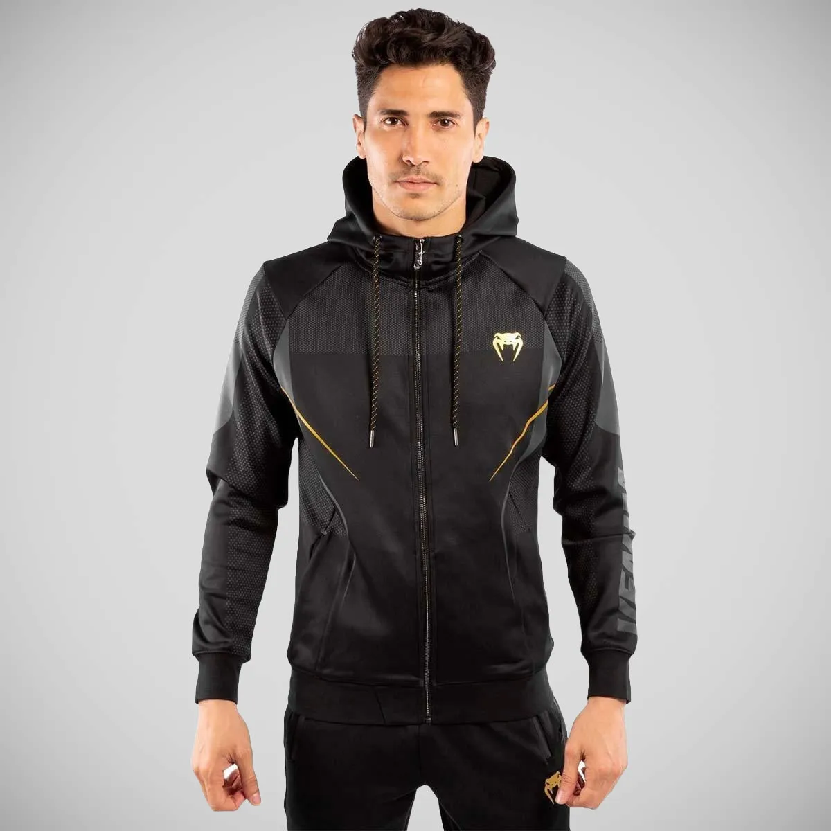 Venum Athletics Zipped Hoodie Black/Gold