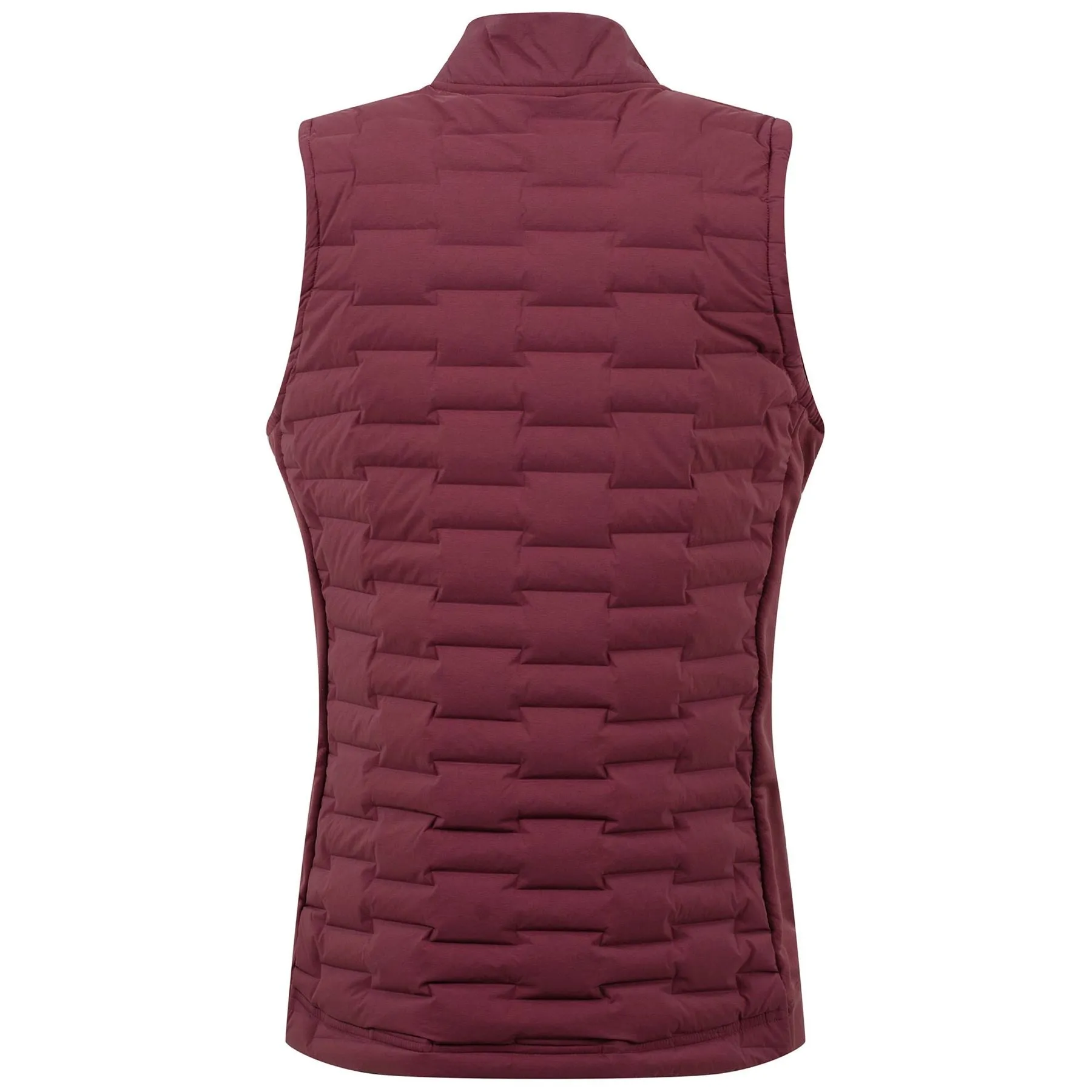 Womens Frostguard Full Zip Vest Quiet Crimson - AW22