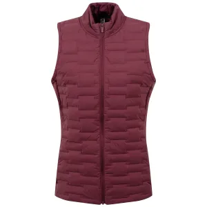 Womens Frostguard Full Zip Vest Quiet Crimson - AW22