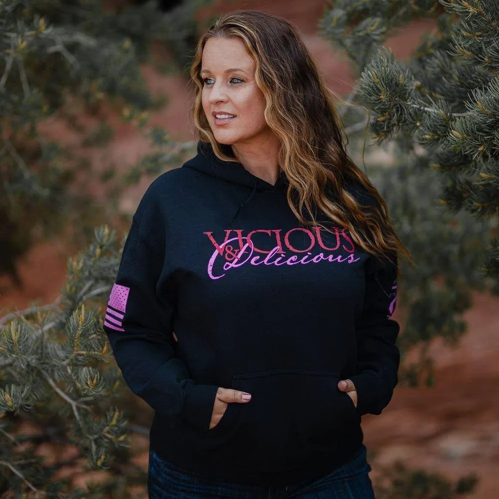 Women's Vicious & Delicious Hoodie - Black